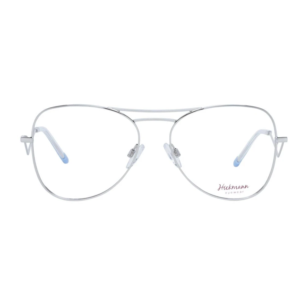 Ana Hickmann Zilveren Aviator Metalen Optische Frames Gray Dames