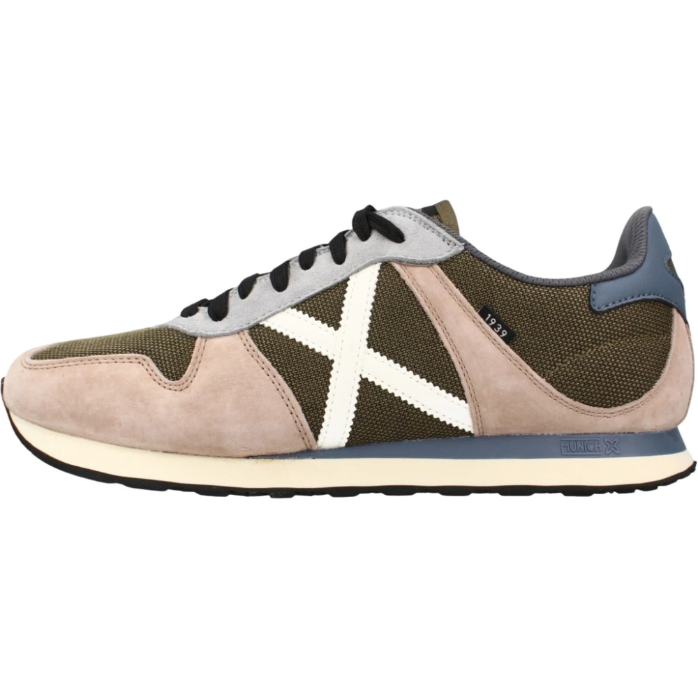 Munich Mannelijk Beige Schoenen Heren, 44 Eu, Suède, Massana Classic