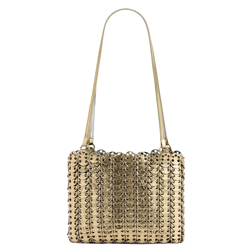 Rabanne Women's Yellow Shoulder Bags, One Size, Paco Shoulder Bag
