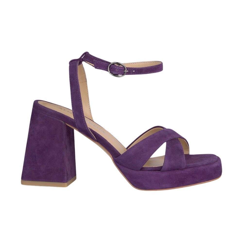 Sandalia discount tacon morado