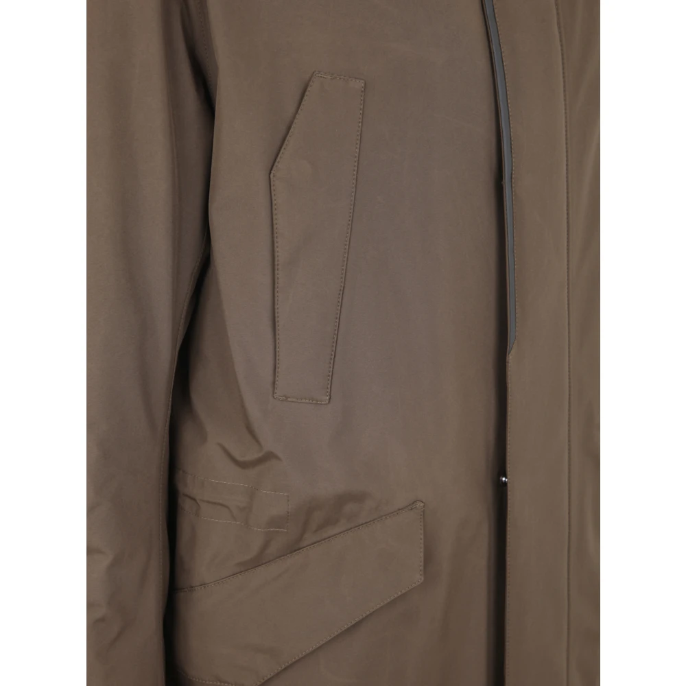 Herno Military Green Fishtail Parka Green Heren