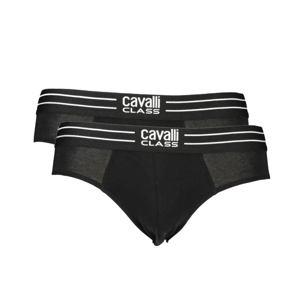 Cavalli Class Men's Black Underpants, 2XL, Cotton Underwear