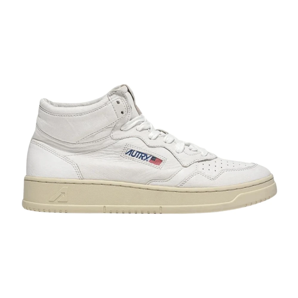 Autry Men's White Sneakers, 7 Uk, Trainers Aw23