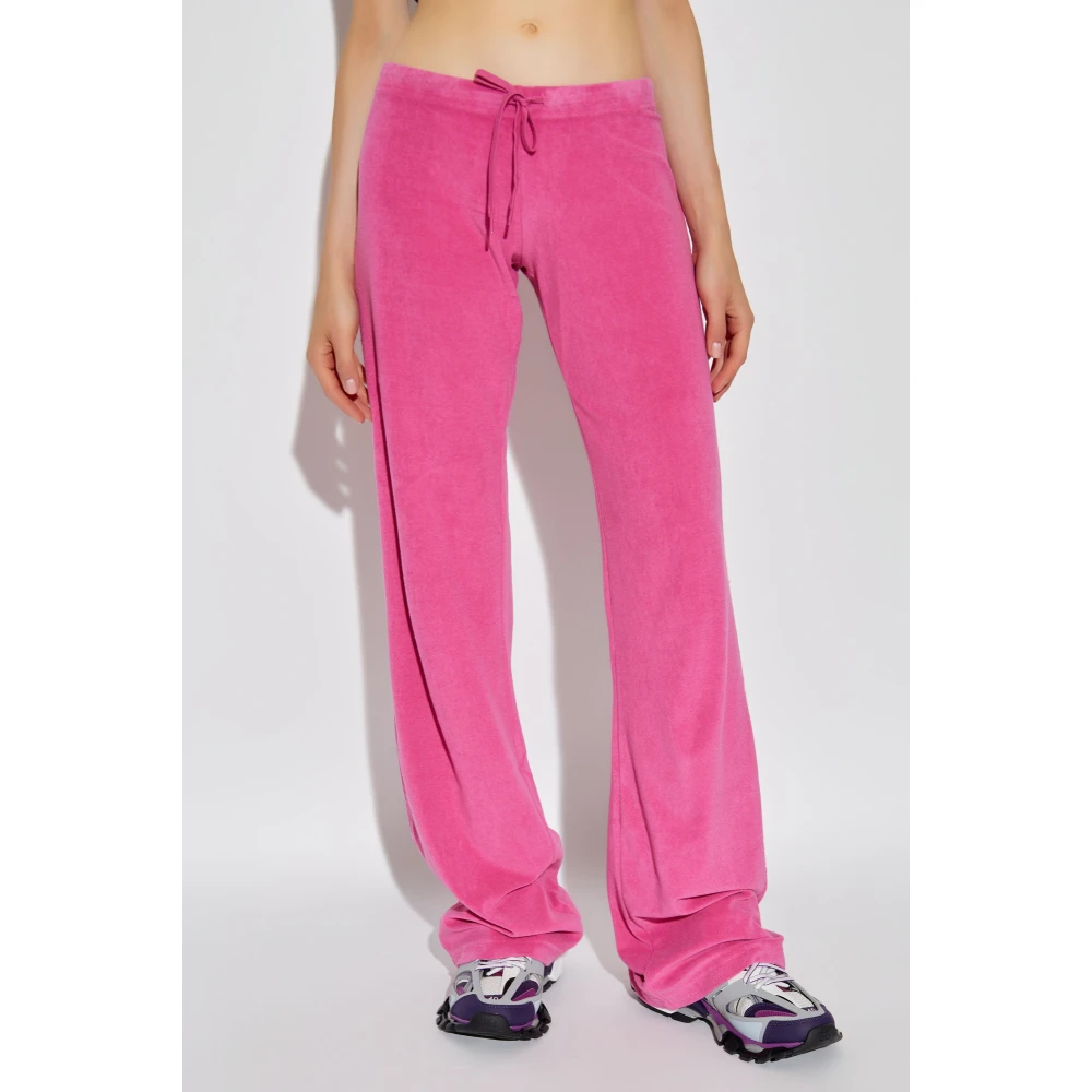 Balenciaga Vintage Effect Broek Pink Dames