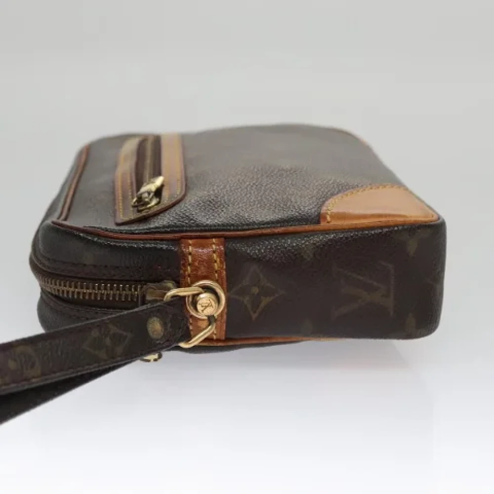 Louis Vuitton Vintage Pre-owned Canvas clutches Brown Dames