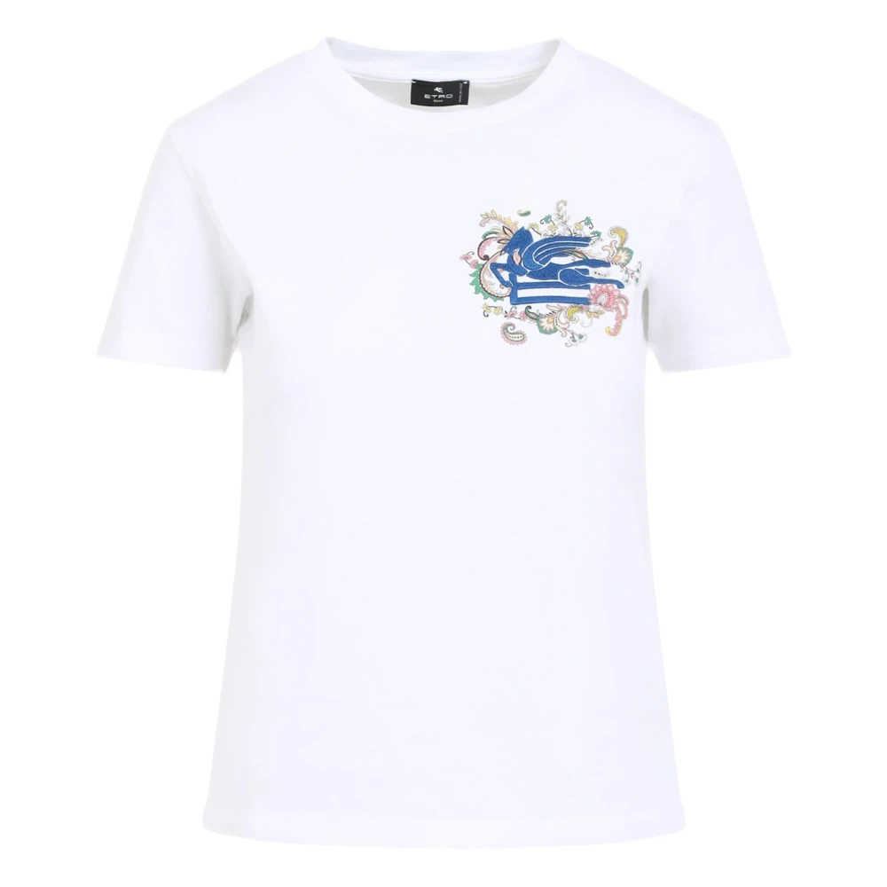 ETRO Stijlvolle Cut and Sew T-shirts White Dames