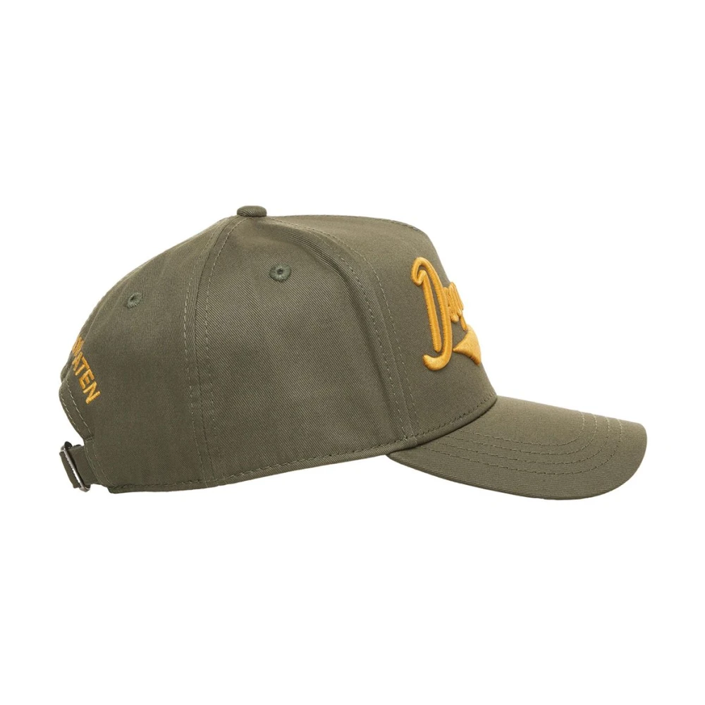 Dsquared2 Groene Baseballpet Stijlvol Logo Details Green Heren