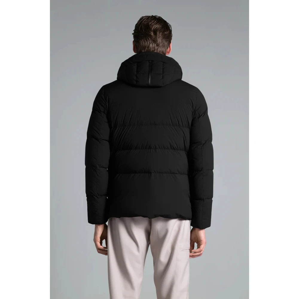 Duno Hooded Bi-Stretch Technische Stofjas Black Heren
