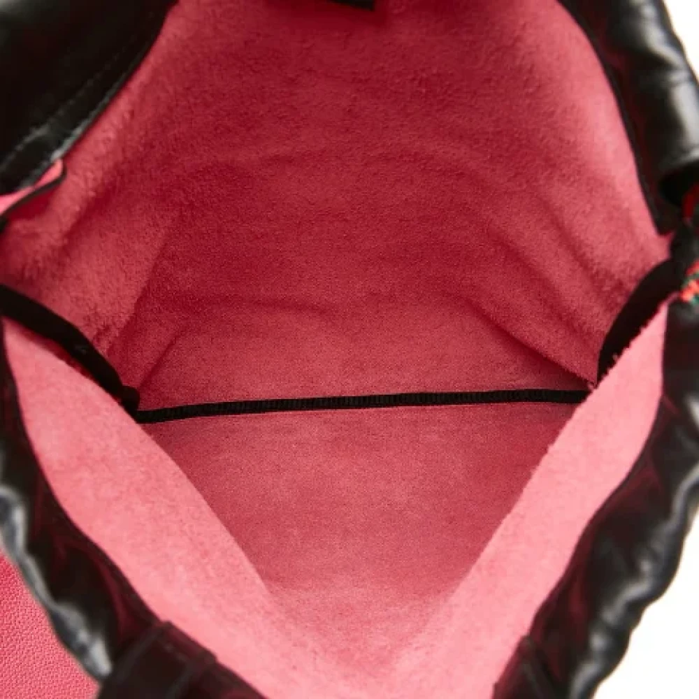 Gucci Vintage Pre-owned Leather backpacks Pink Dames