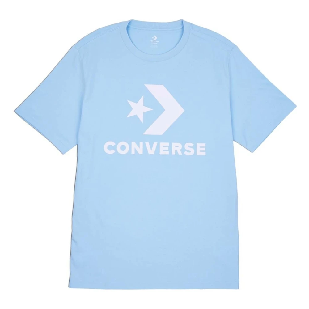 Converse T-shirt Blue Dames