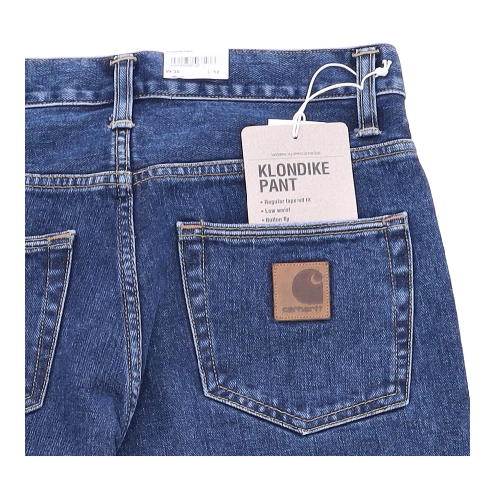 Carhartt WIP Slim Fit Denim Jeans Blue Heren