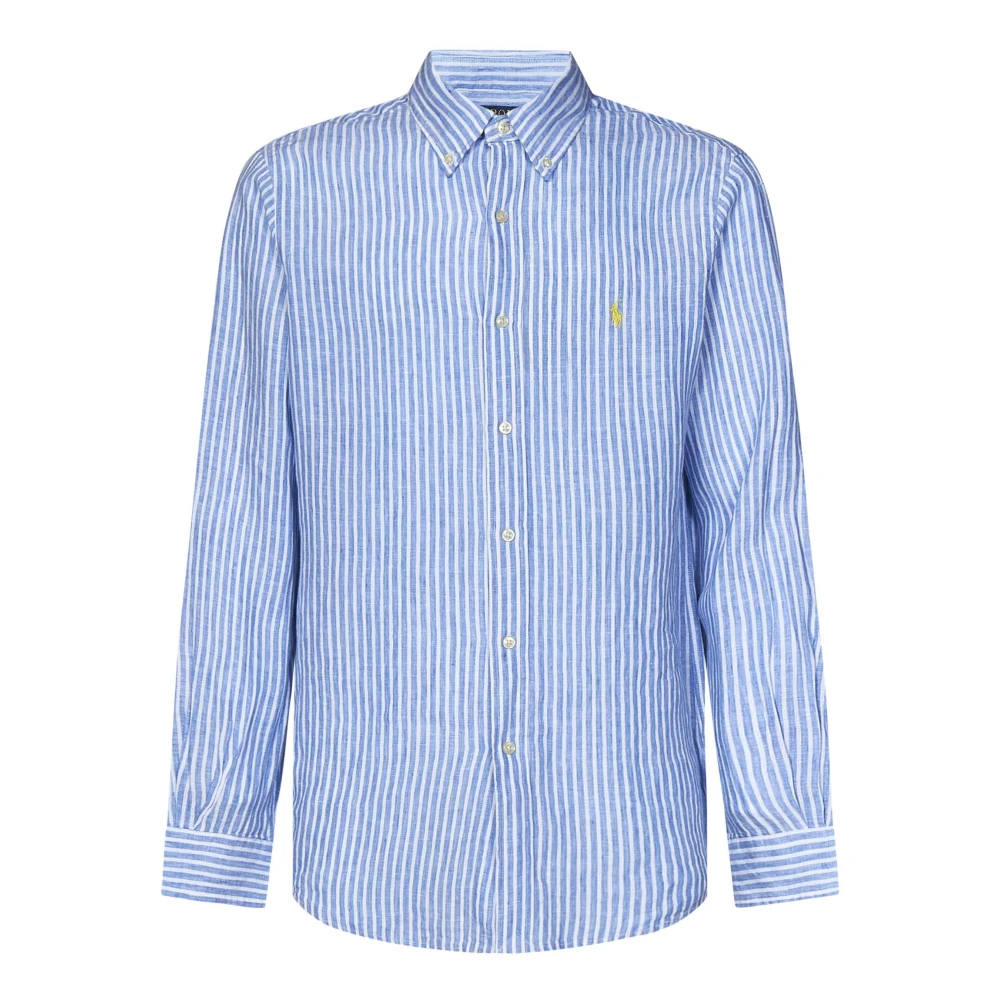 Ralph Lauren Button-down overhemden en polo's Blue Heren