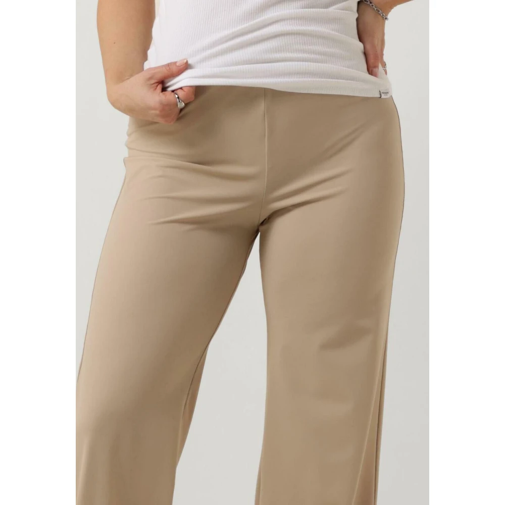 Penn&Ink N.Y Zand Trousers Stijlvol Trendy Look Beige Dames