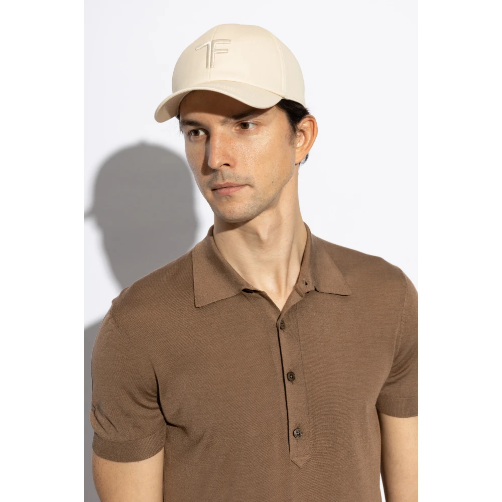 Tom Ford Baseballpet Beige Heren