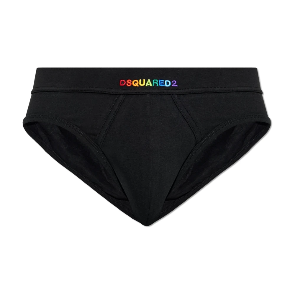 Dsquared2 Hombre Negro - Calzoncillos De Algodón Con Logotipo - Underwear - Xs