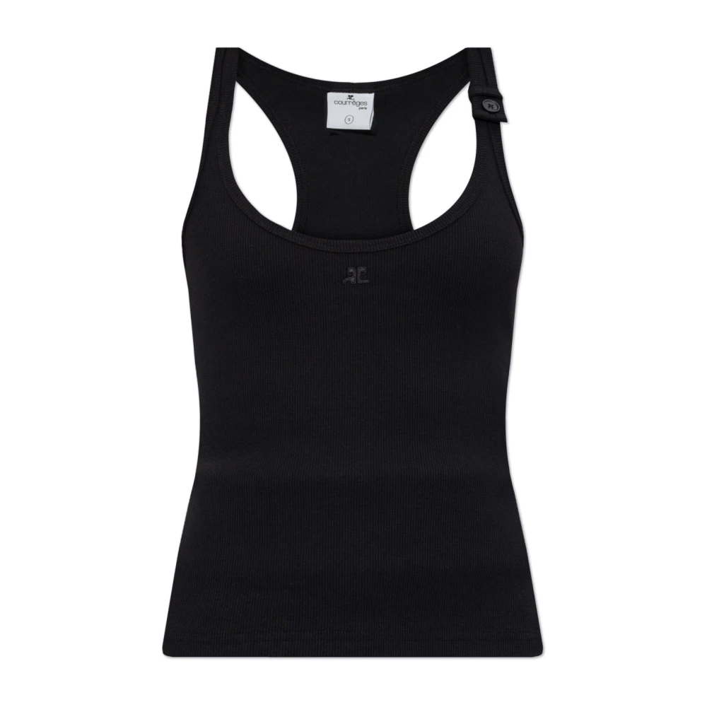 Courrèges Zwarte Top Dameskleding Black Dames