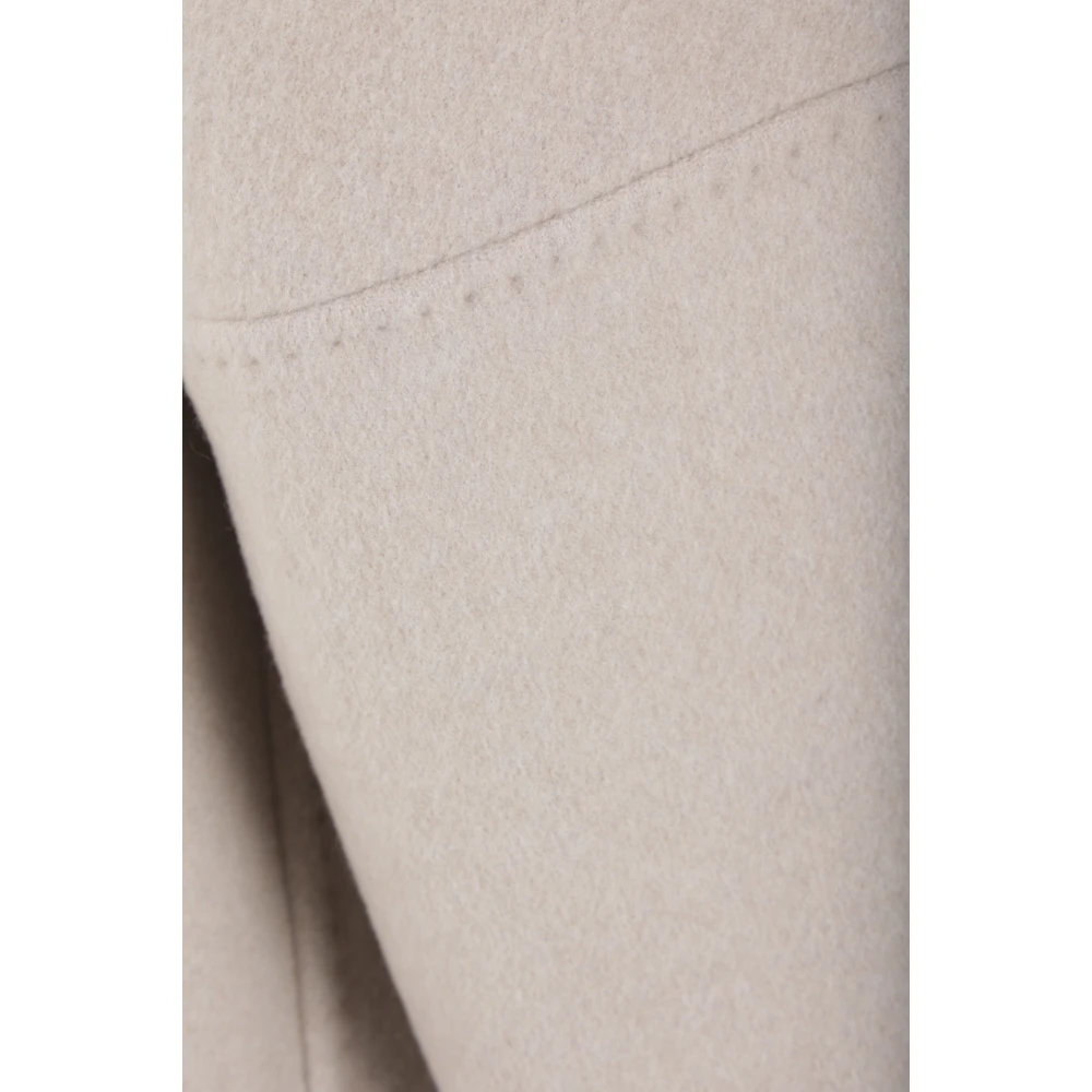 Max Mara Beige Oversize Cashmere Coat Beige Dames