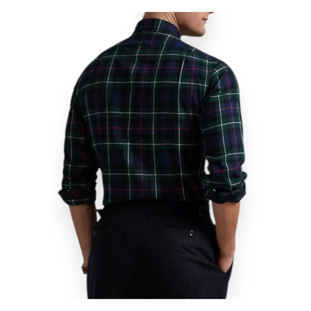 Polo Ralph Lauren Twill Overhemd in Klassieke Stijl Blue Heren