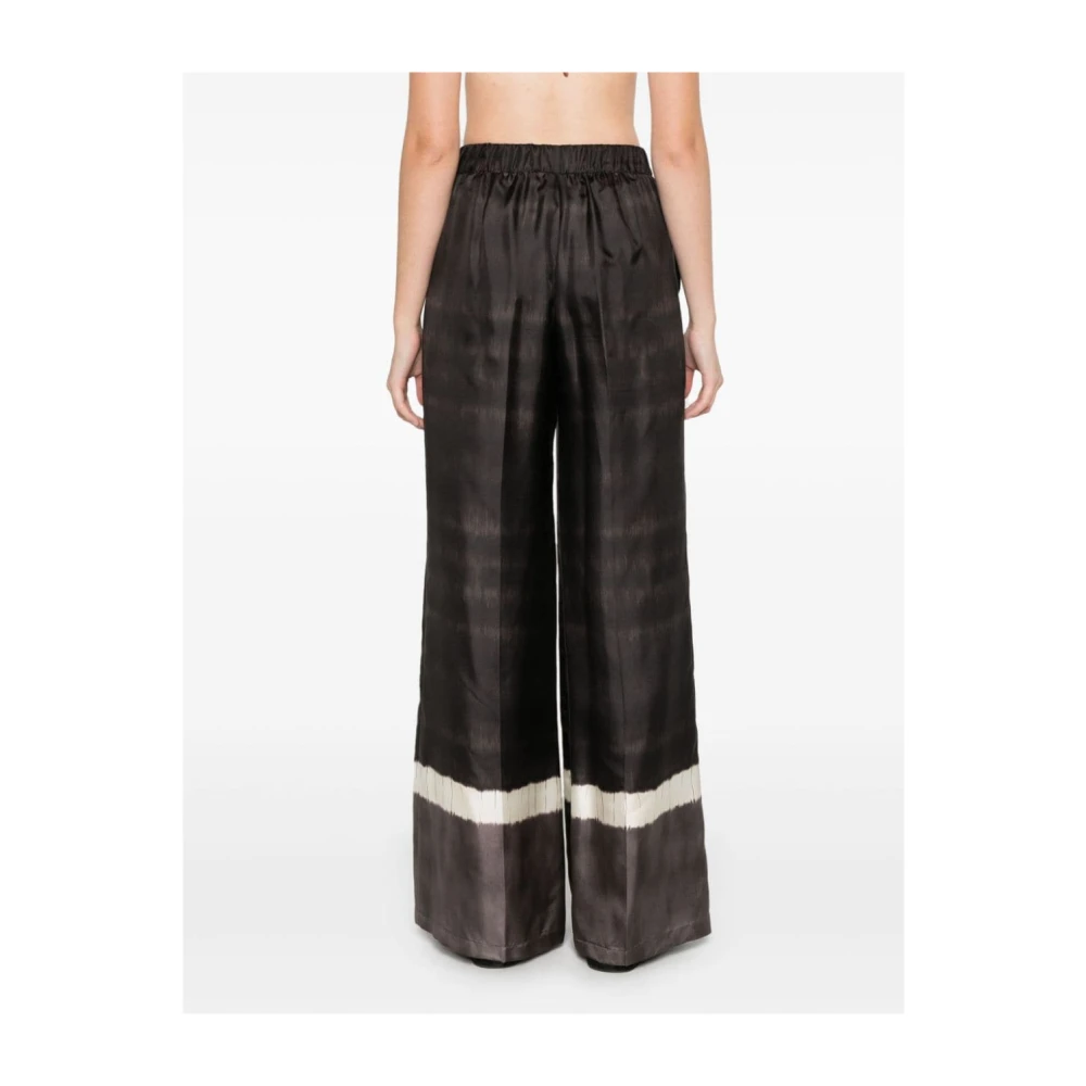 P.a.r.o.s.h. Wijde Broek Pantalone 808 Black Dames