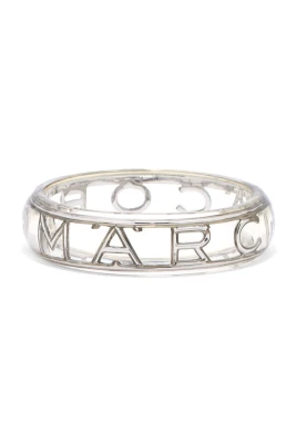 Silver Monogram Logo Armband