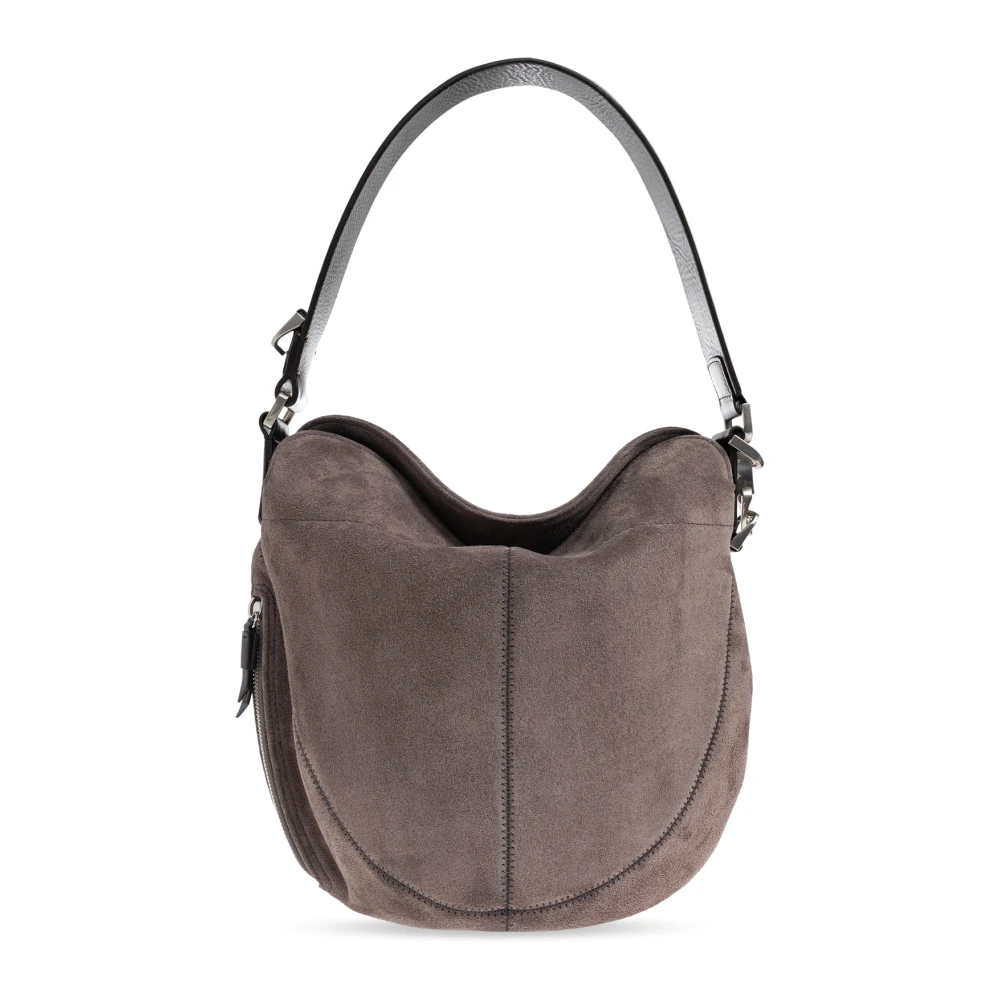 Lemaire Gray Hobo Quiver Clip Bag - Female - Shoulder Bags - One Size - Bags