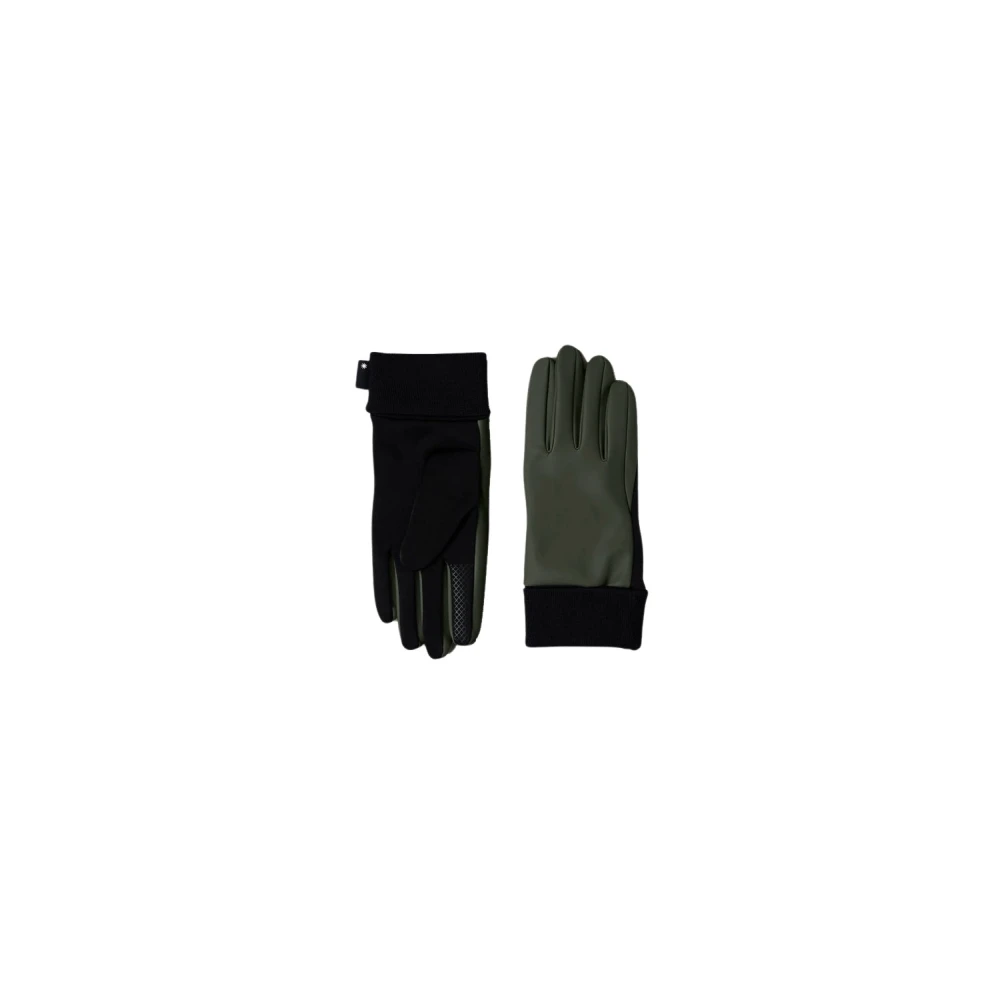 Rains Waterdichte Stof Touchscreen Handschoenen Green Unisex