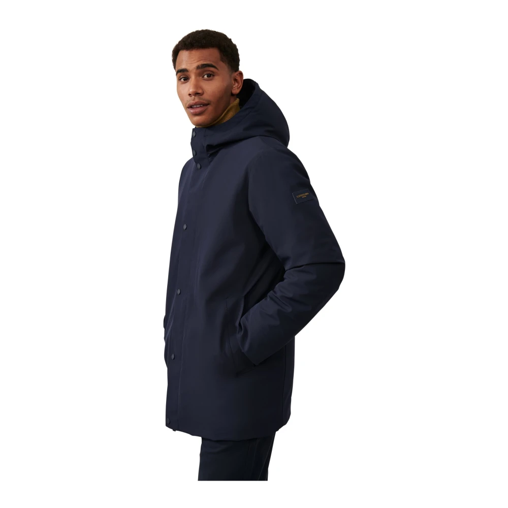 Cavallaro Donkerblauwe winterjas Blue Heren