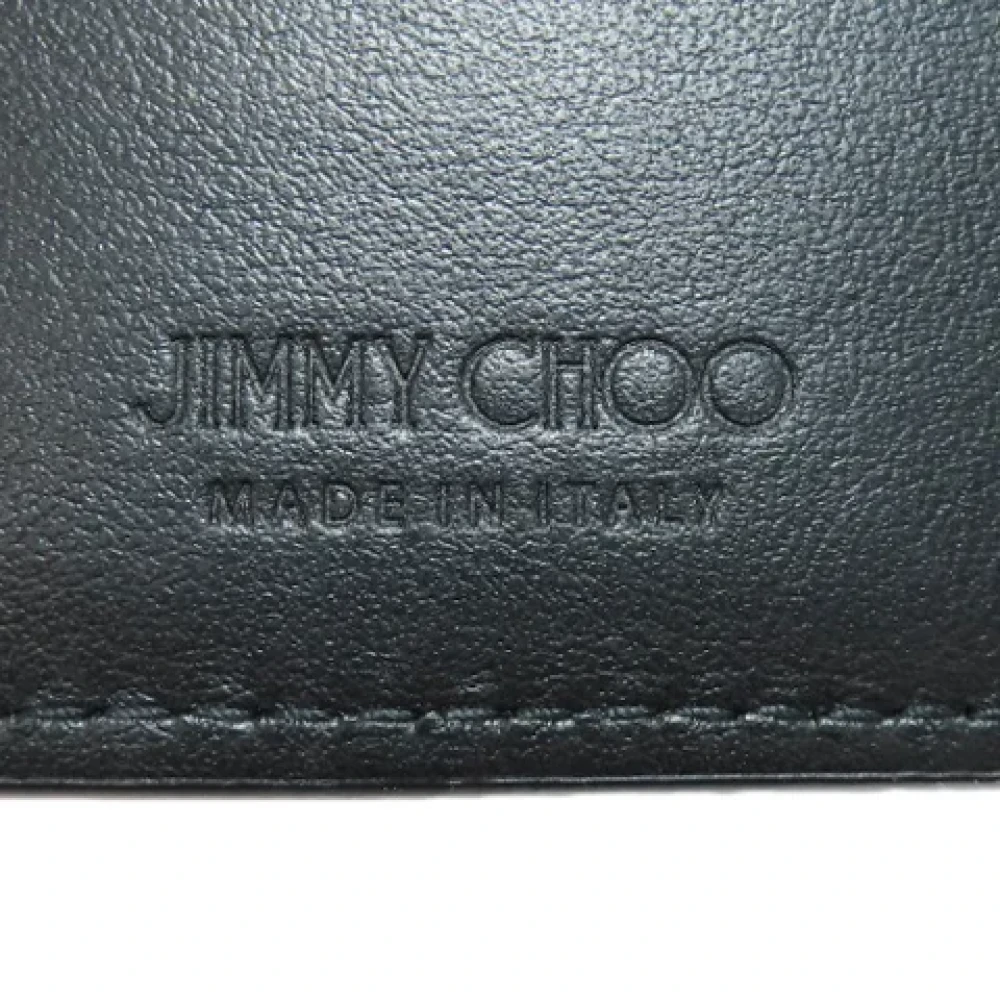 Jimmy Choo Pre-owned Leather wallets Black Dames