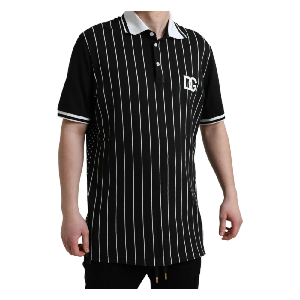 Dolce & Gabbana Polo Shirts Black Heren