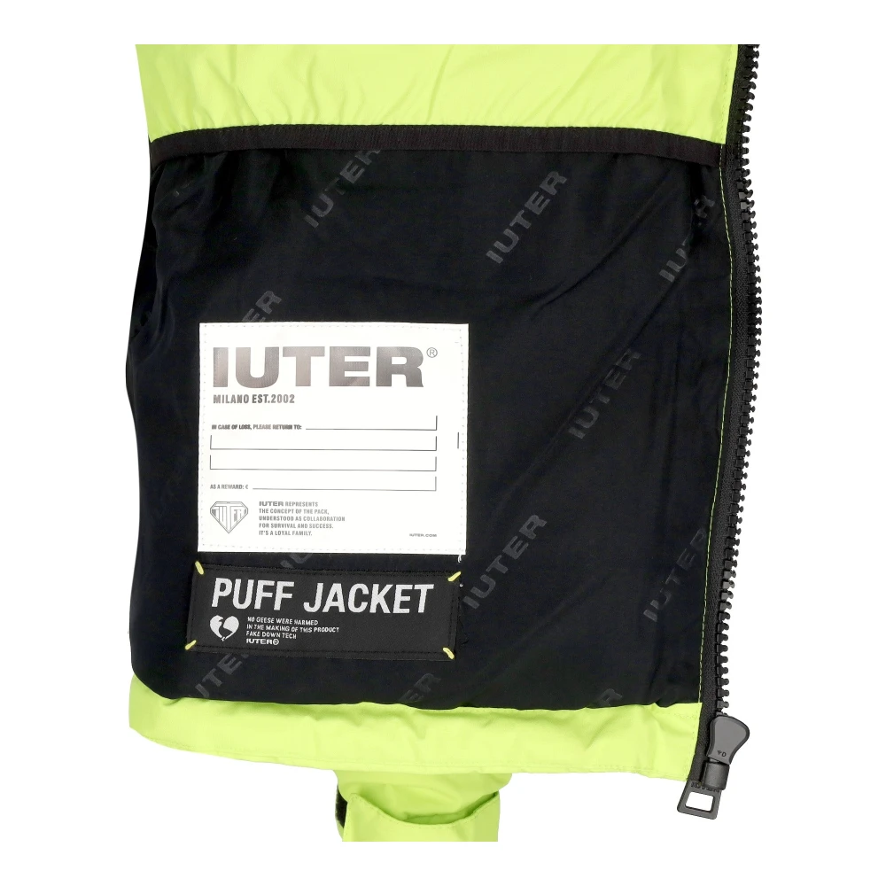 Iuter Limo Puff Donsjack Hoge Kraag Green Heren