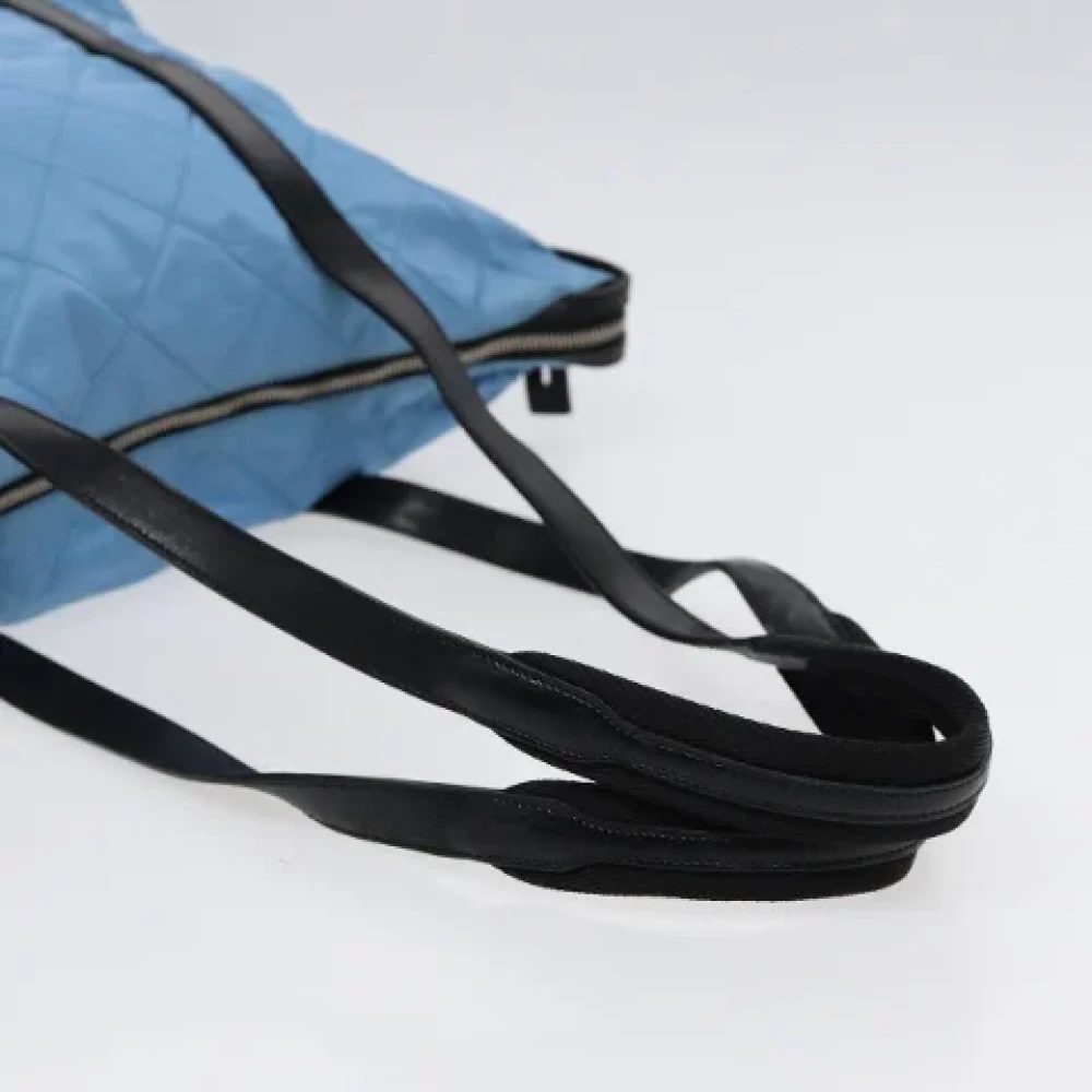 Prada Vintage Pre-owned Nylon totes Blue Dames