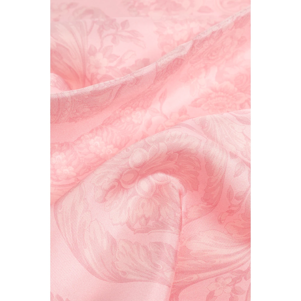 Versace Zijden sjaal Pink Heren