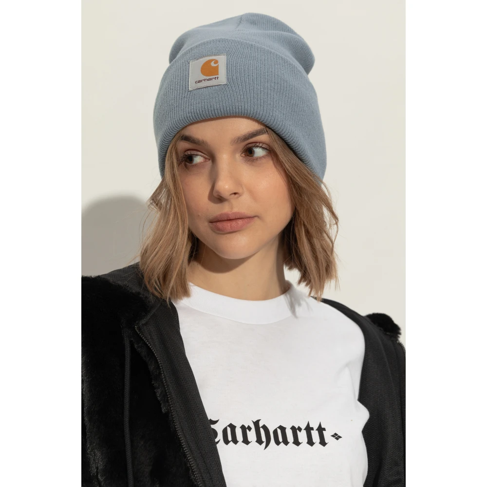 Carhartt WIP Pet met logo Blue Unisex