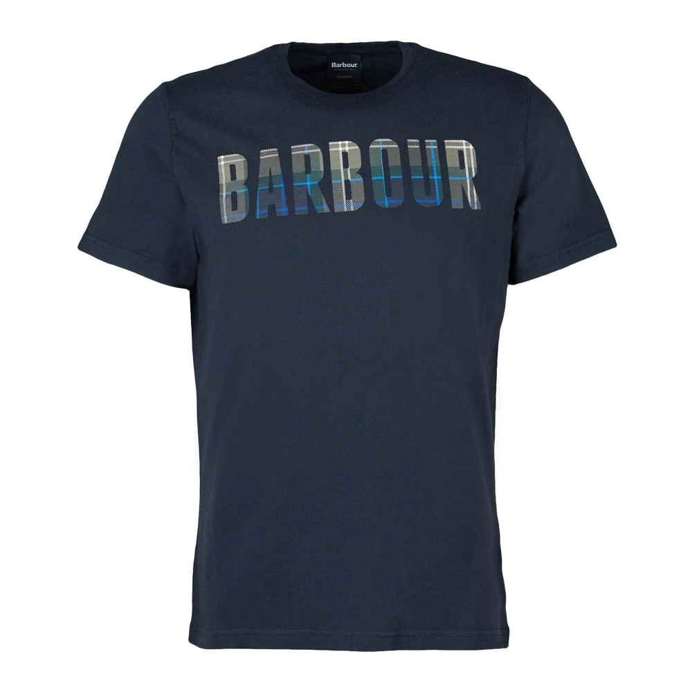 Barbour Navy Kielder T-Shirt Blue Heren