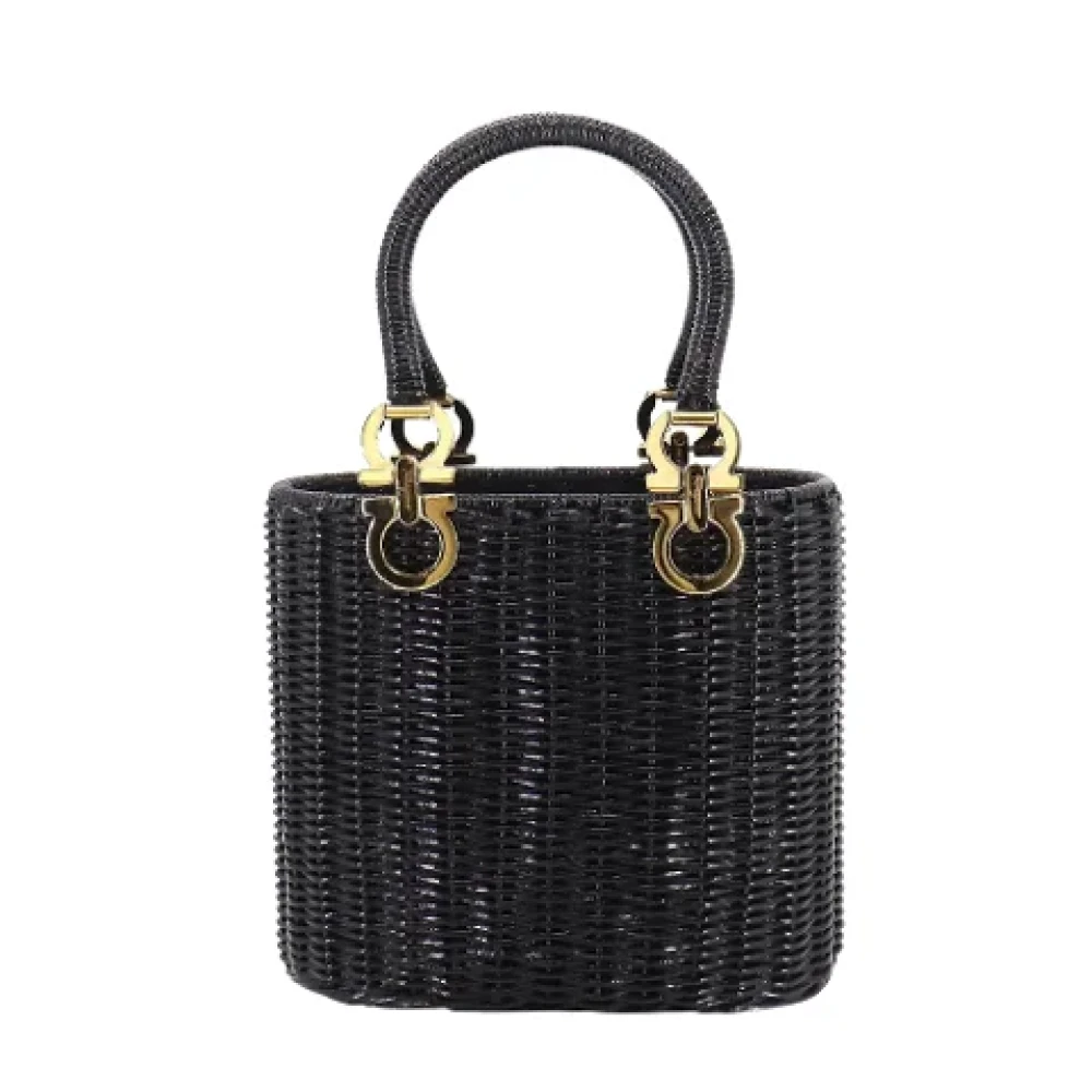 Salvatore Ferragamo Pre-owned Plastic handbags Black Dames