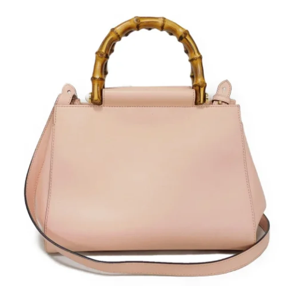 Gucci Vintage Pre-owned Leather gucci-bags Pink Dames