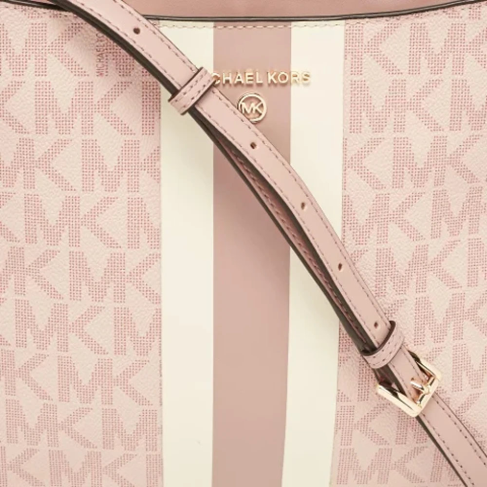 Michael Kors Pre-owned Canvas crossbody-bags Pink Dames