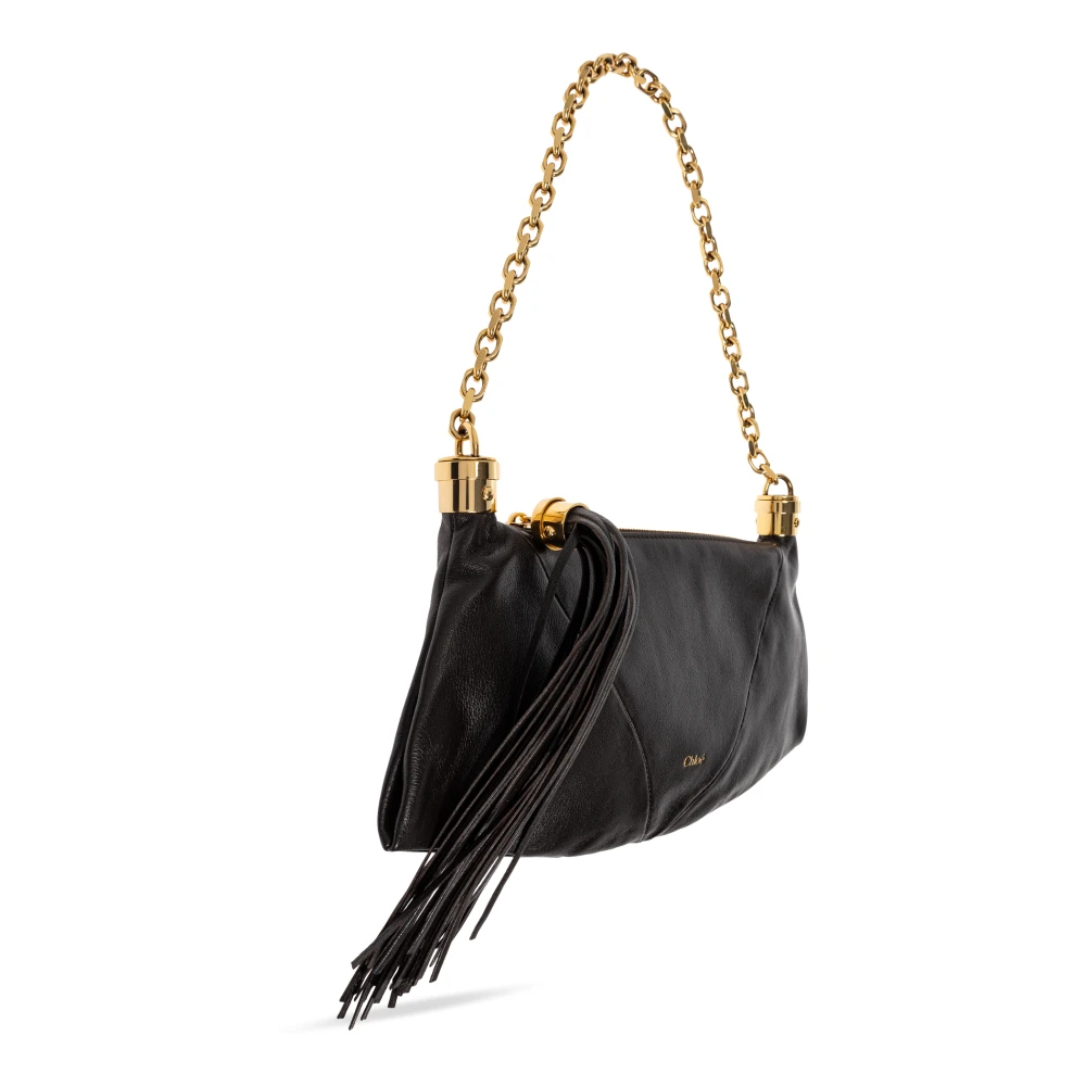 Chloé Schoudertas Foulard Klein Brown Dames