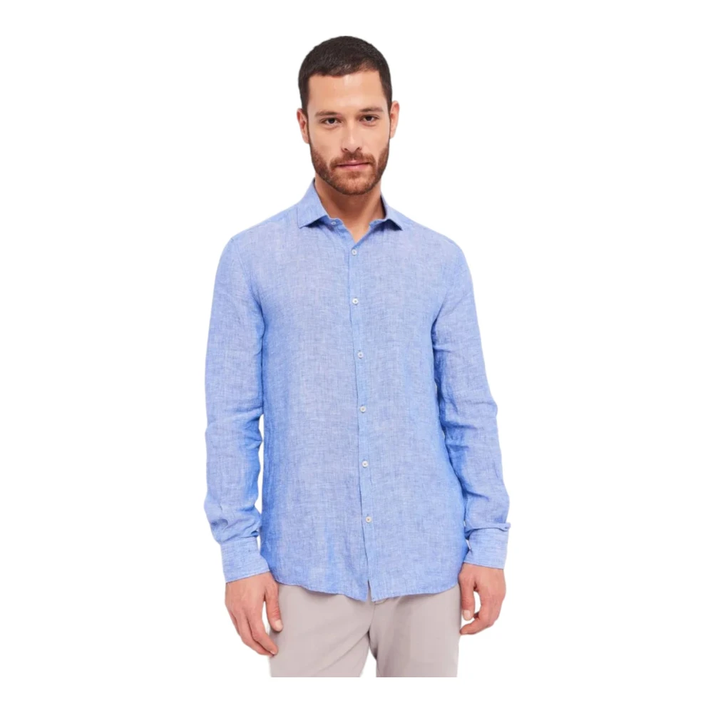 Gaudi Lange mouwen shirt Blue Heren