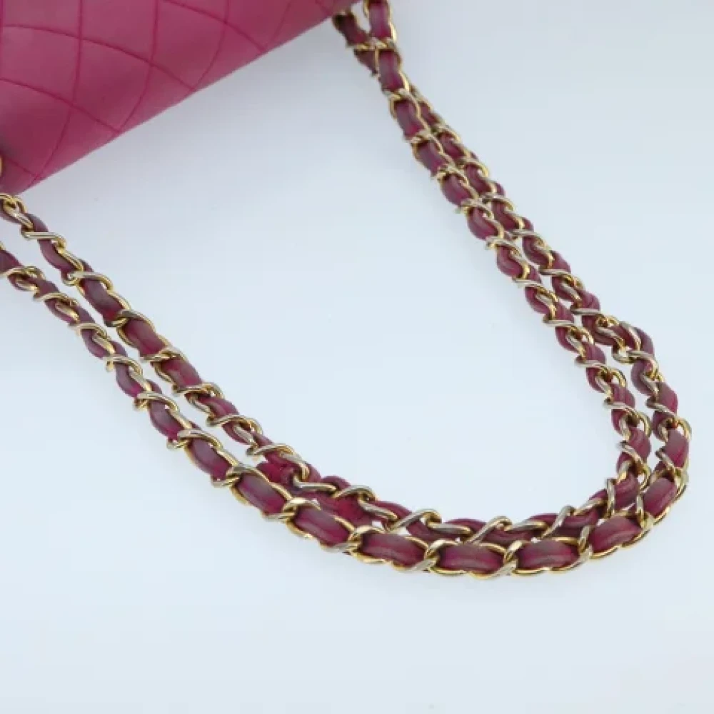 Chanel Vintage Pre-owned Satin chanel-bags Pink Dames