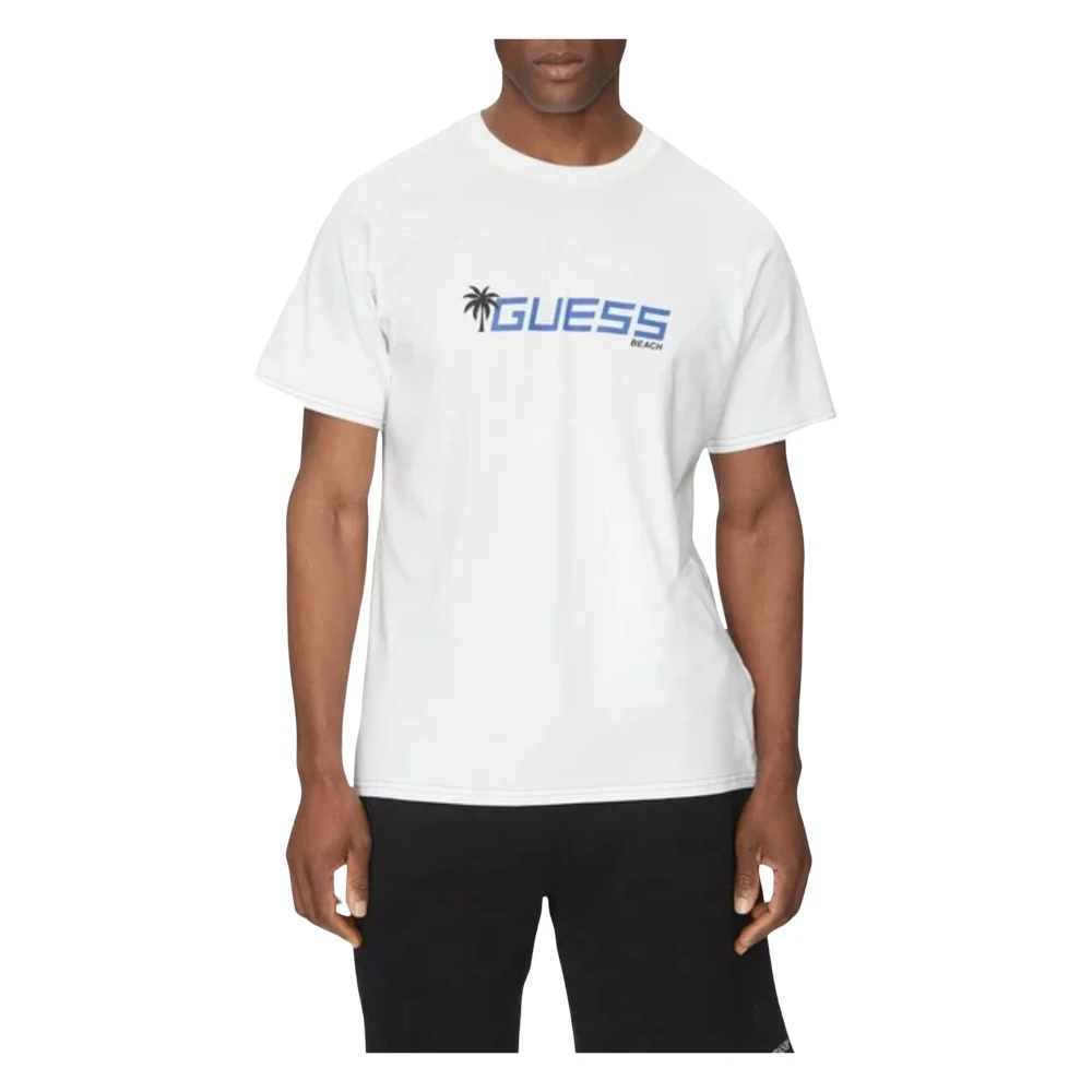 Guess - Tops > T-Shirts - White - Guess - Modalova