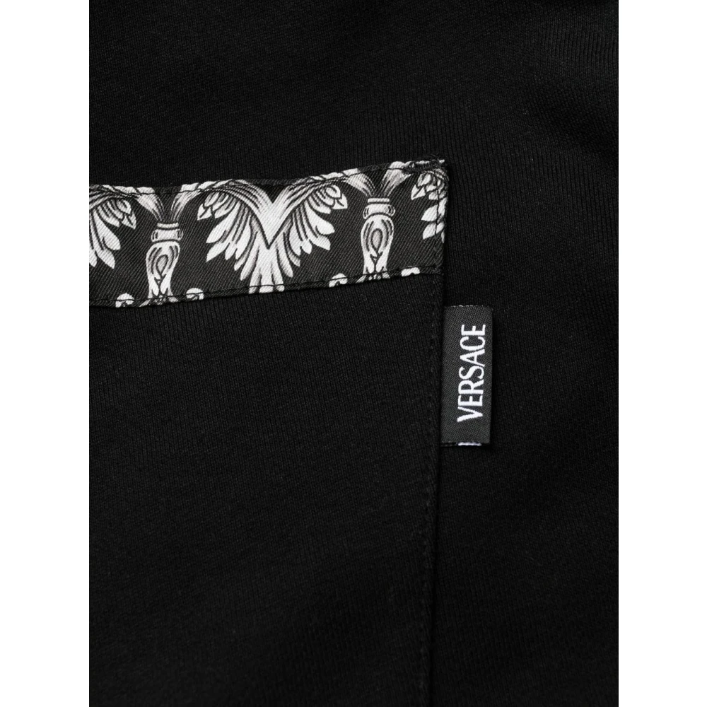 Versace Casual Sweatpant voor dagelijks comfort Black Heren