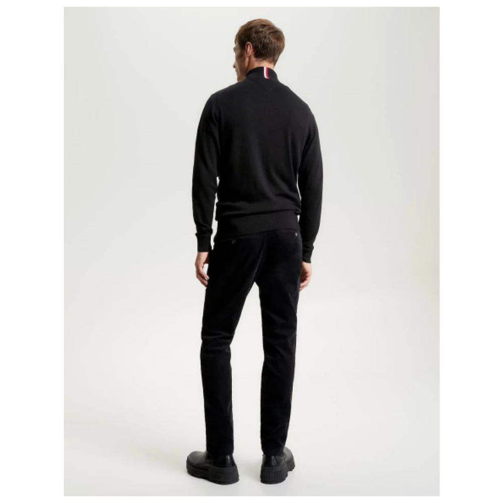 Tommy Hilfiger Klassieke Zip-Up Sweater Black Heren