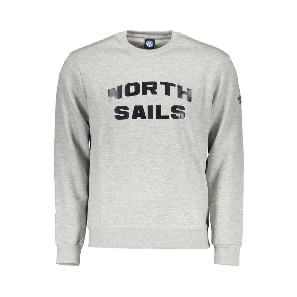 North Sails Men's Gray Casual Crew Neck Sweatshirt - Sweatshirts - Xl - Sweatshirts & Hoodies