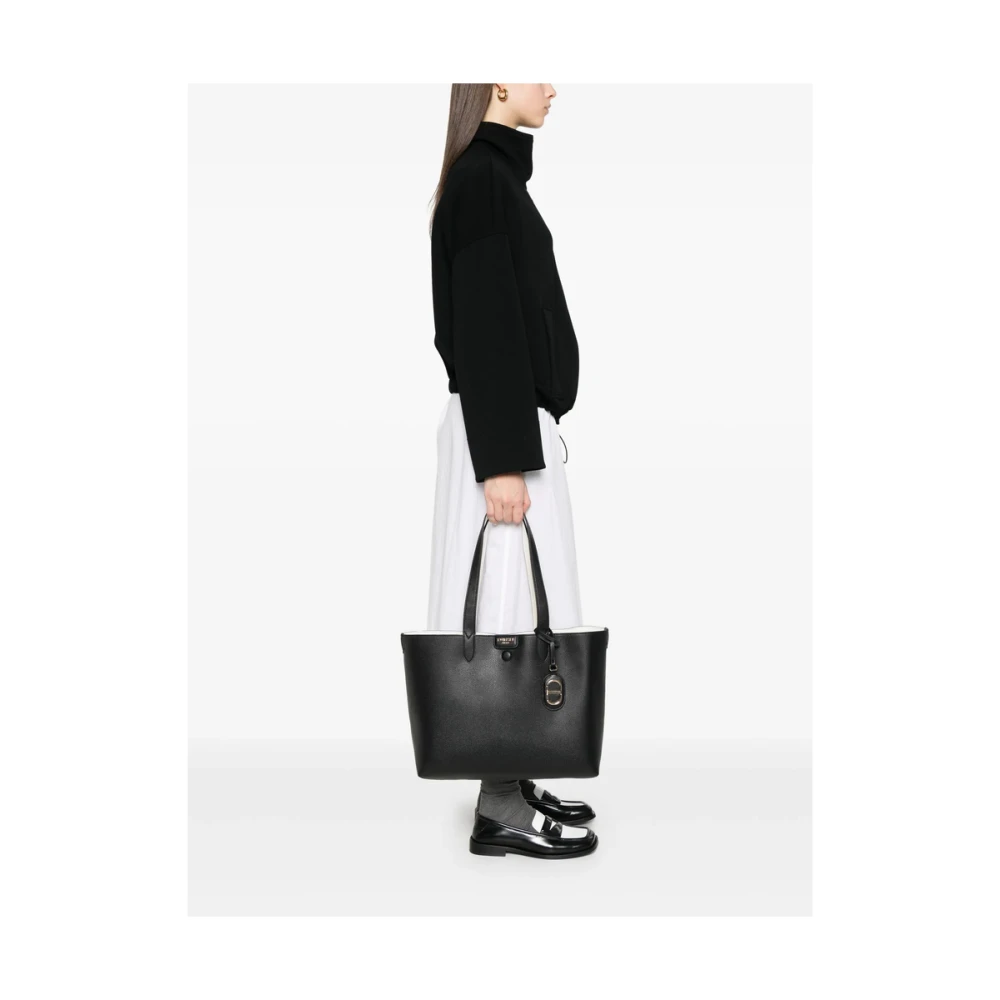 Twinset Zwarte Omkeerbare Tote Tas met Handvatten Black Dames