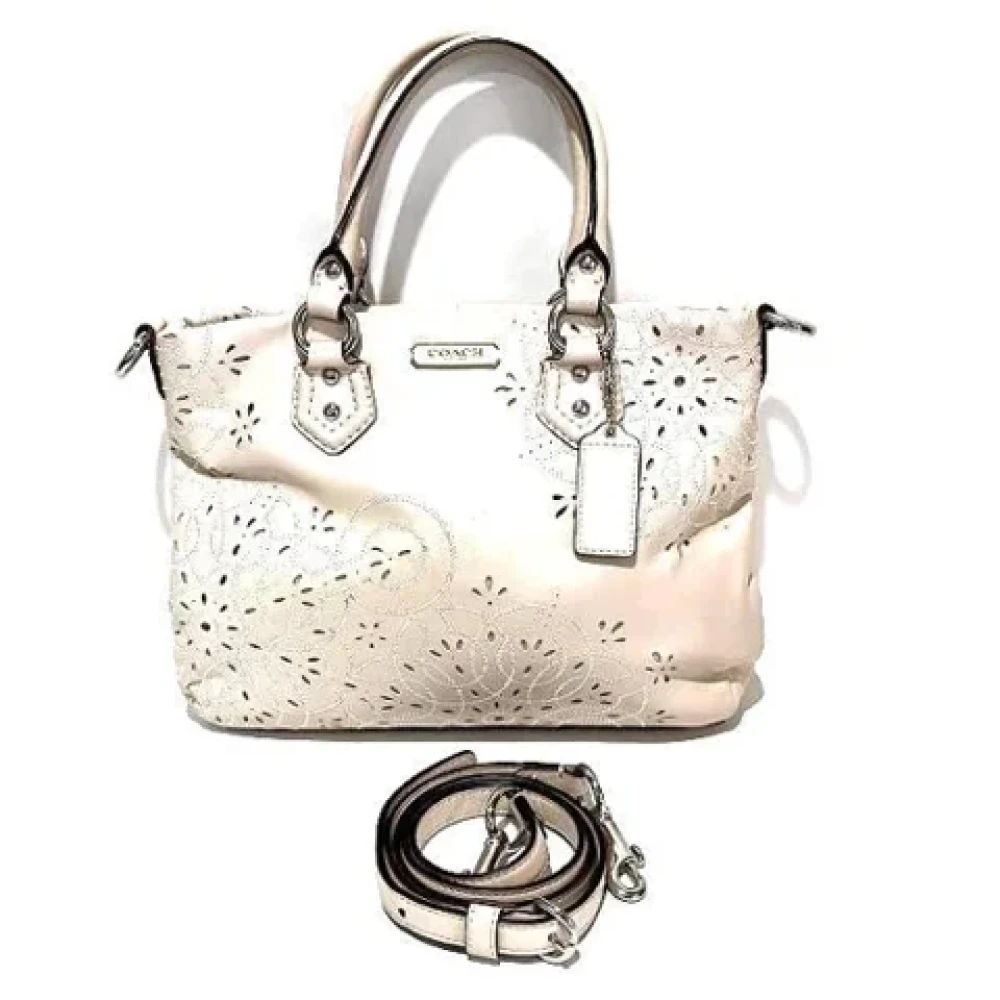 Coach Pre-owned Leather handbags Pink Dames