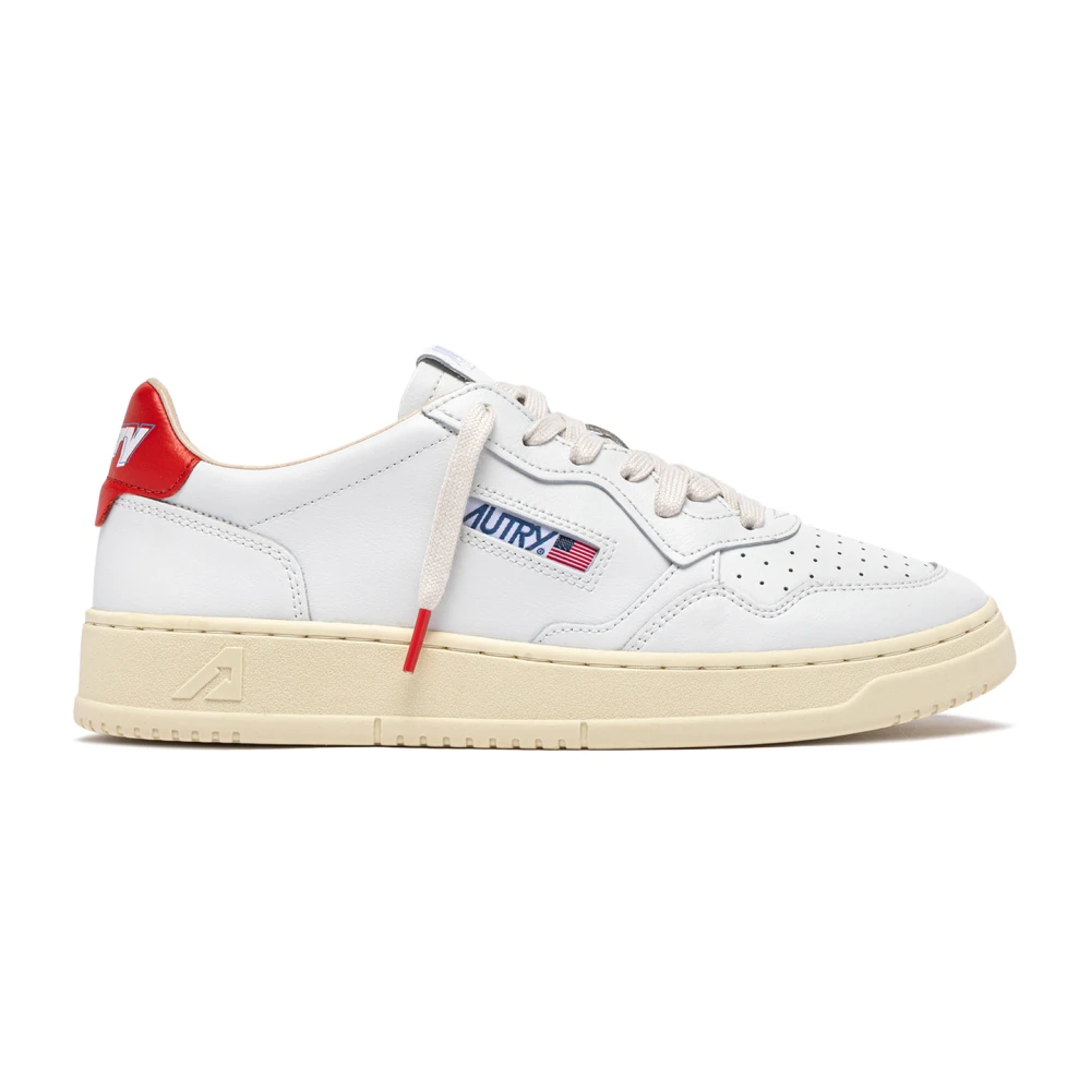 Autry Men's White Sneakers, 11 Uk, Medalist Low Trainers