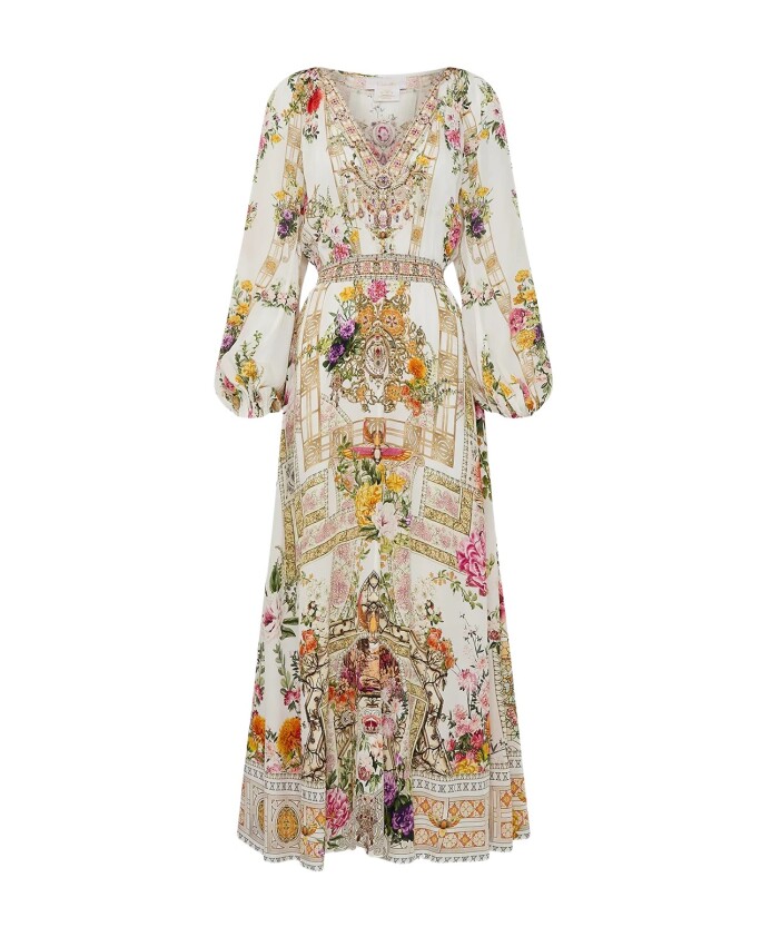 robe-en-soie-fleurie