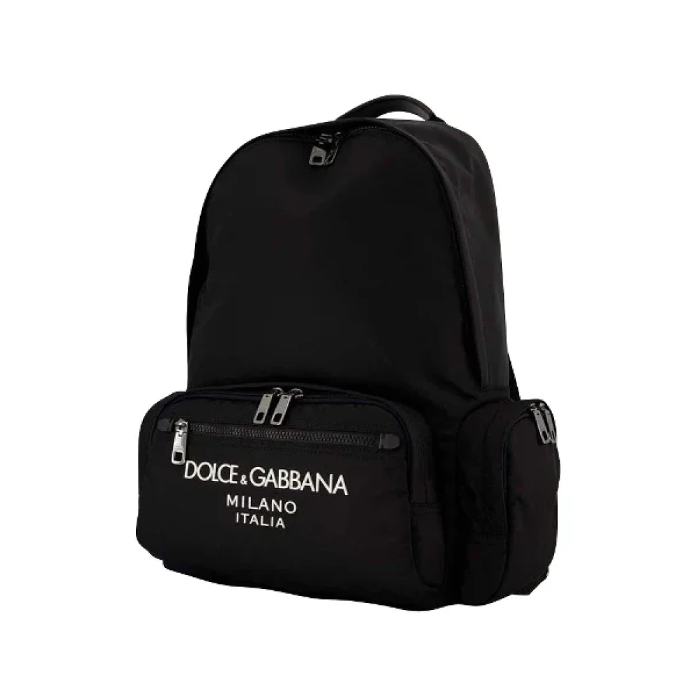 Dolce & Gabbana Pre-owned Fabric backpacks Black Dames