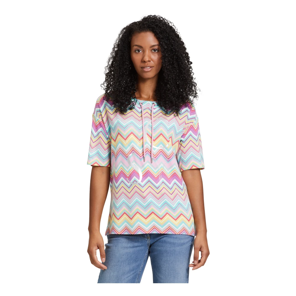 Betty Barclay Casual Sweatshirt met Koord Multicolor Dames